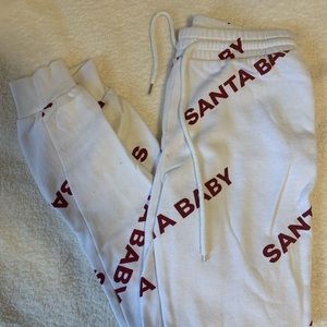“Santa Baby” Forever 21 Sweatpants